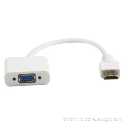 Adapter for Apple to VGA, 30-pin dock male to VGA female, simulates first generation